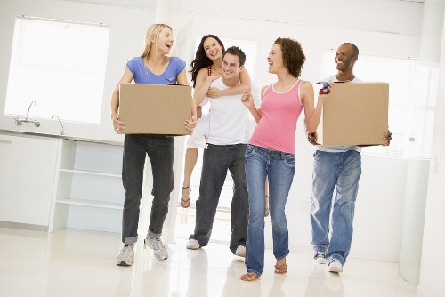 Flat removals team planning a move in Colyers