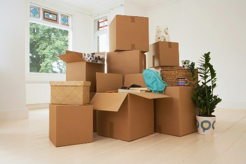 Free storage quote process shown for a house clearance job